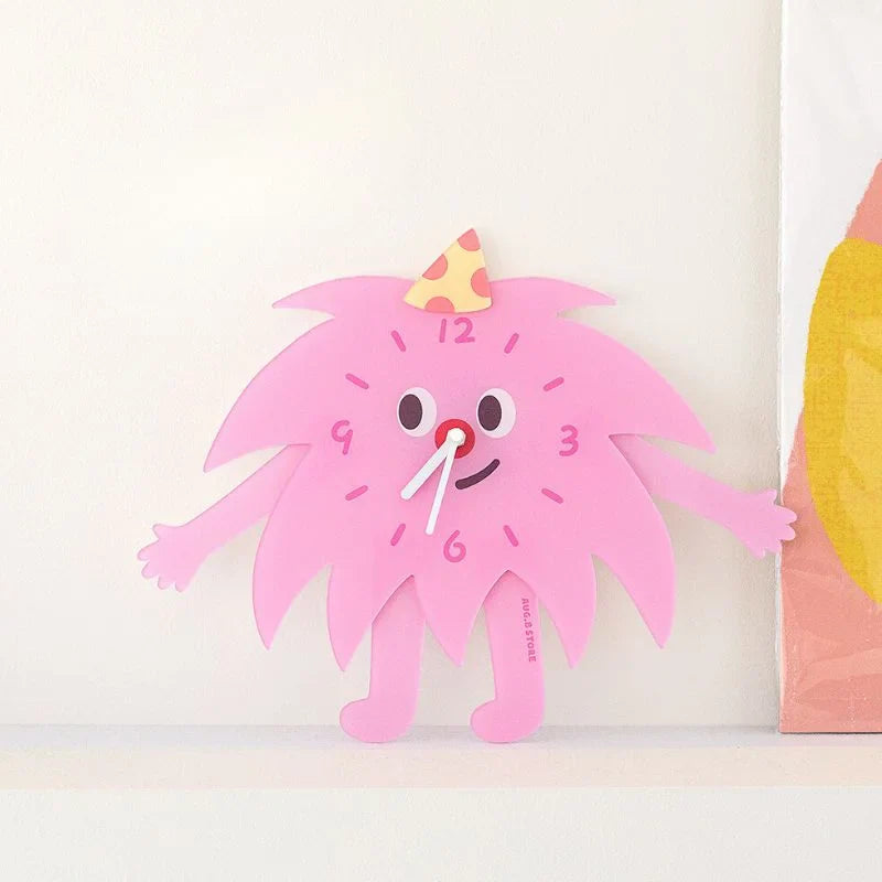 Whimsical Party Monster Acrylic Clock