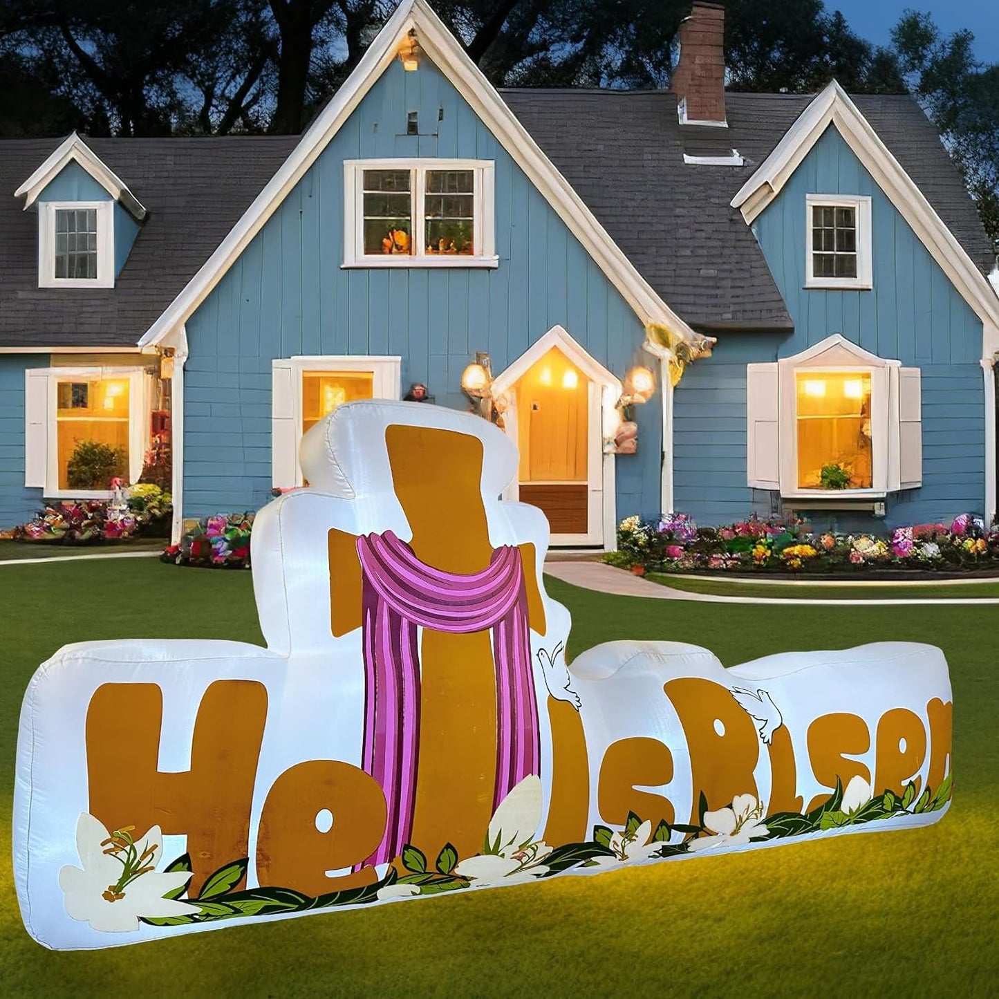 Huevos de Pascua inflables para decoración al aire libre, juguetes para niños, huevos de Pascua inflables de colores para fiestas en el jardín. | en línea