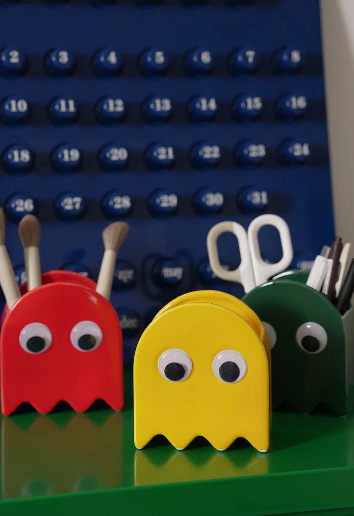 Glossy Retro Ghost Ceramic Pen Holder
