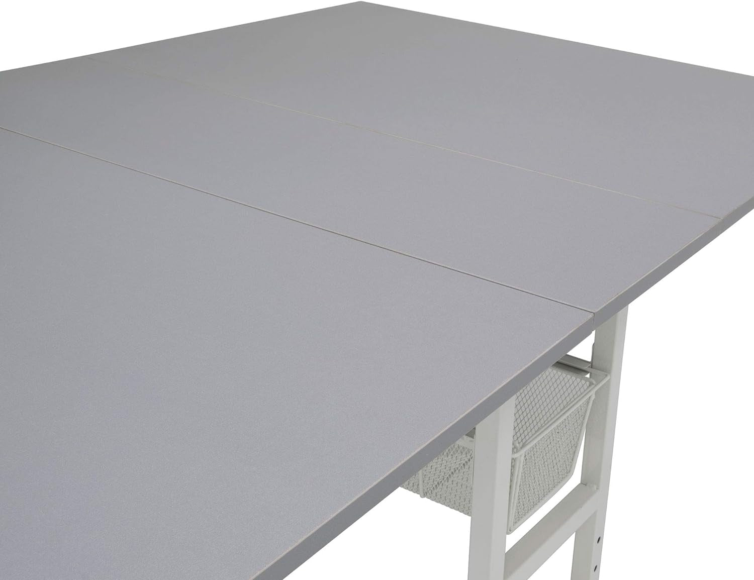 Studio Designs Sew Ready Spree Craft & Cutting Table - 60" W X 36" D X 30.25"/39.25" H - in White/Grey Arts Crafts & Sewing Sewing Sewing Cabinets Storage & Furniture