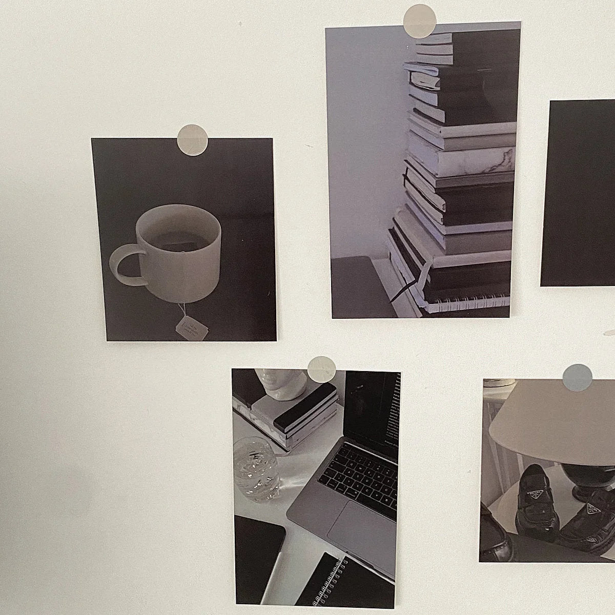 Minimalist Monochrome Wall Collage Kit