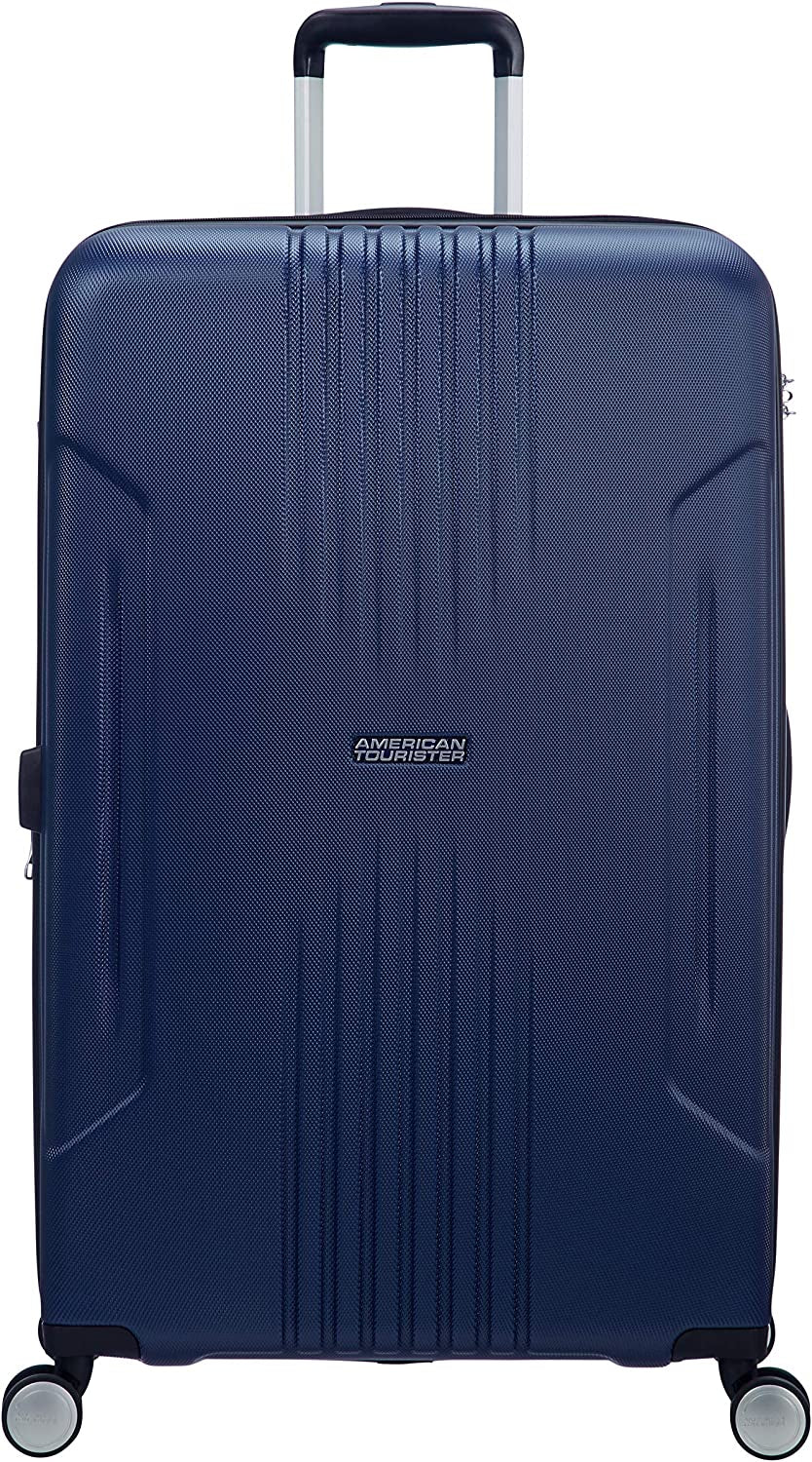 American Tourister Suitcase, Dark Navy, 78 Cm Clothing Luggage Luggage & Bags Luggage & Travel Gear Shoes & Jewelry Suitcases