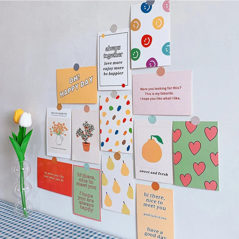 Playful Doodle & Quote Cardstock Wall Collage Kit