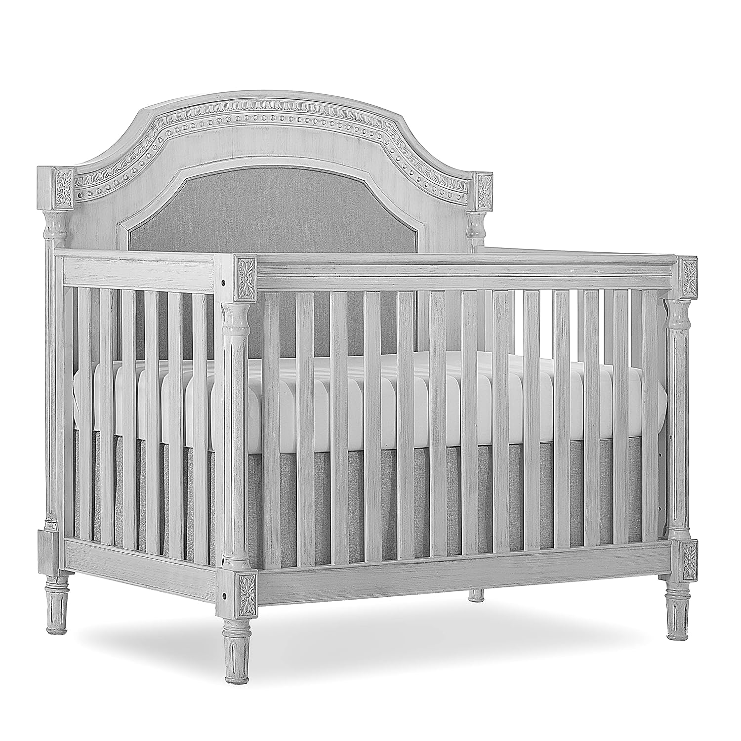 Evolur Julienne 5-In-1 Convertible Crib in Cloud, Greenguard Gold Certified , 55.5X31.2X51.5 Inch (Pack of 1) Baby Products Cribs Furniture Infant & Toddler Beds Nursery