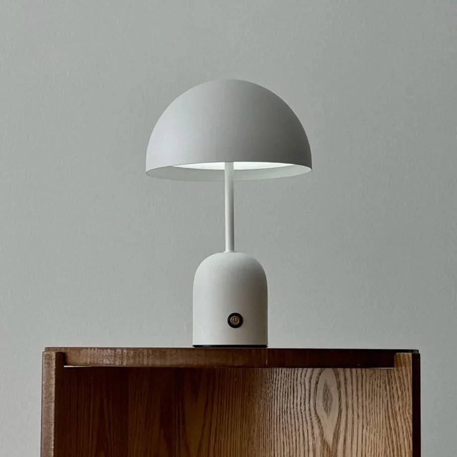 Smooth Mushroom Dome Metal Accent Lamp