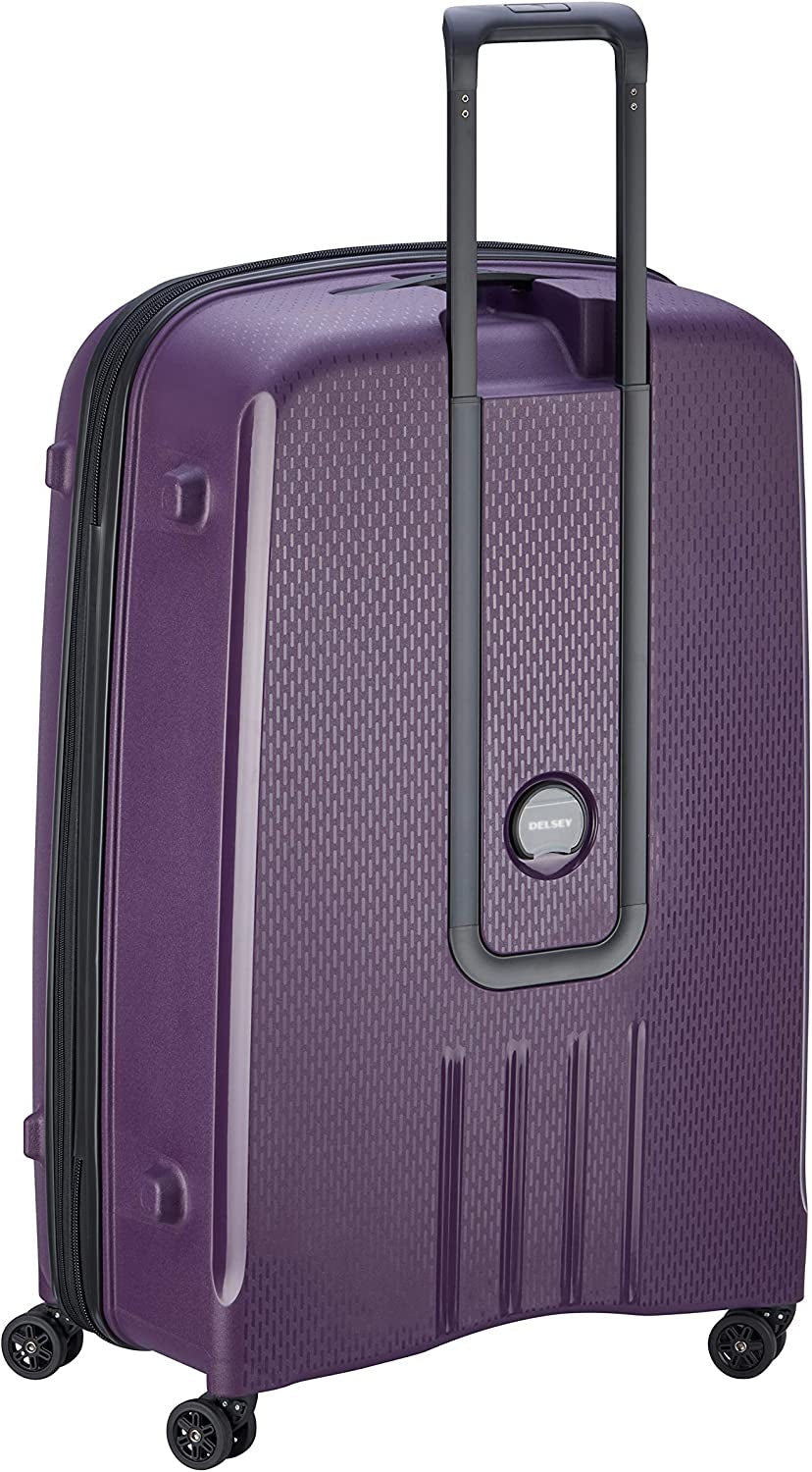 Delsey Adults-Unisex'S Suitcase, Purple, XL (83 Cm-123 L + 11 L) Clothing Luggage Luggage & Bags Luggage & Travel Gear Shoes & Jewelry Suitcases