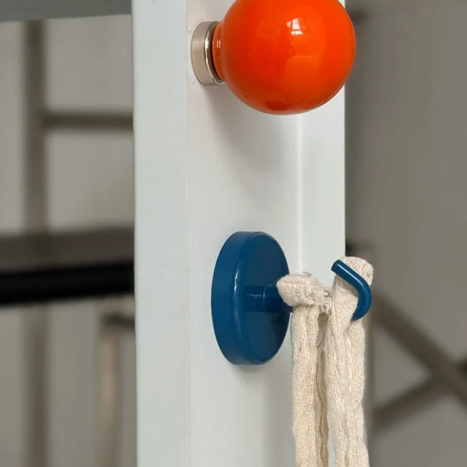 Smooth Solid Color Metal Magnetic Hooks