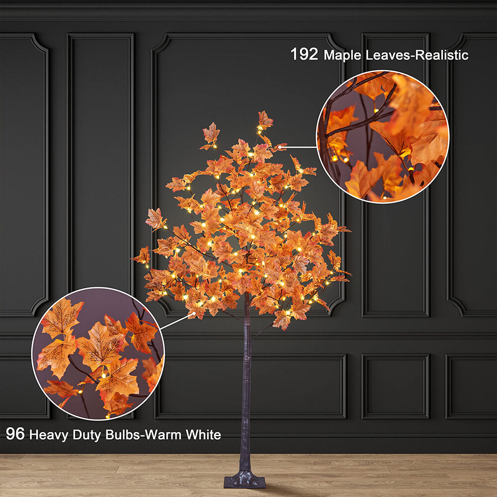 LED Lighted Maple Tree