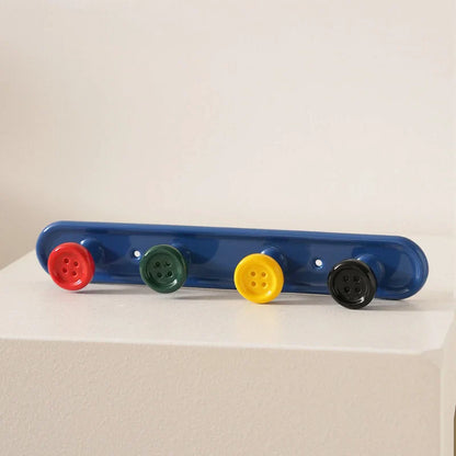 Playful Button Ceramic Wall Hooks