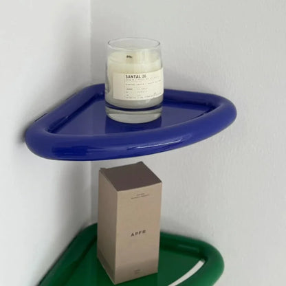 Chunky Curved ABS Floating Corner Shelf