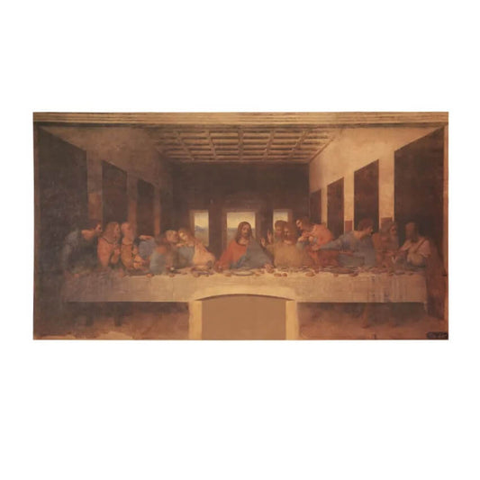 The Last Supper Kraft Paper Poster retro vintage