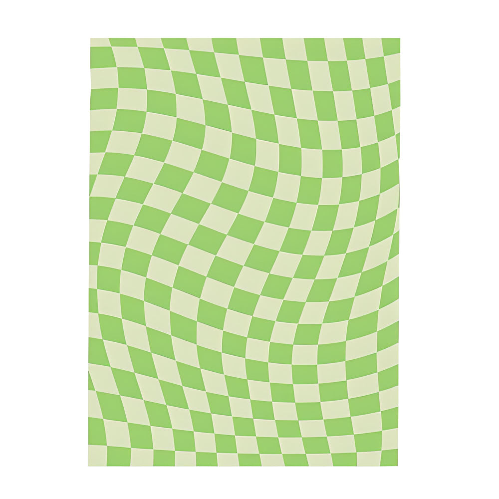 Pastel Curvy Checker Carpet checkered SUB CATEGORY_Rugs