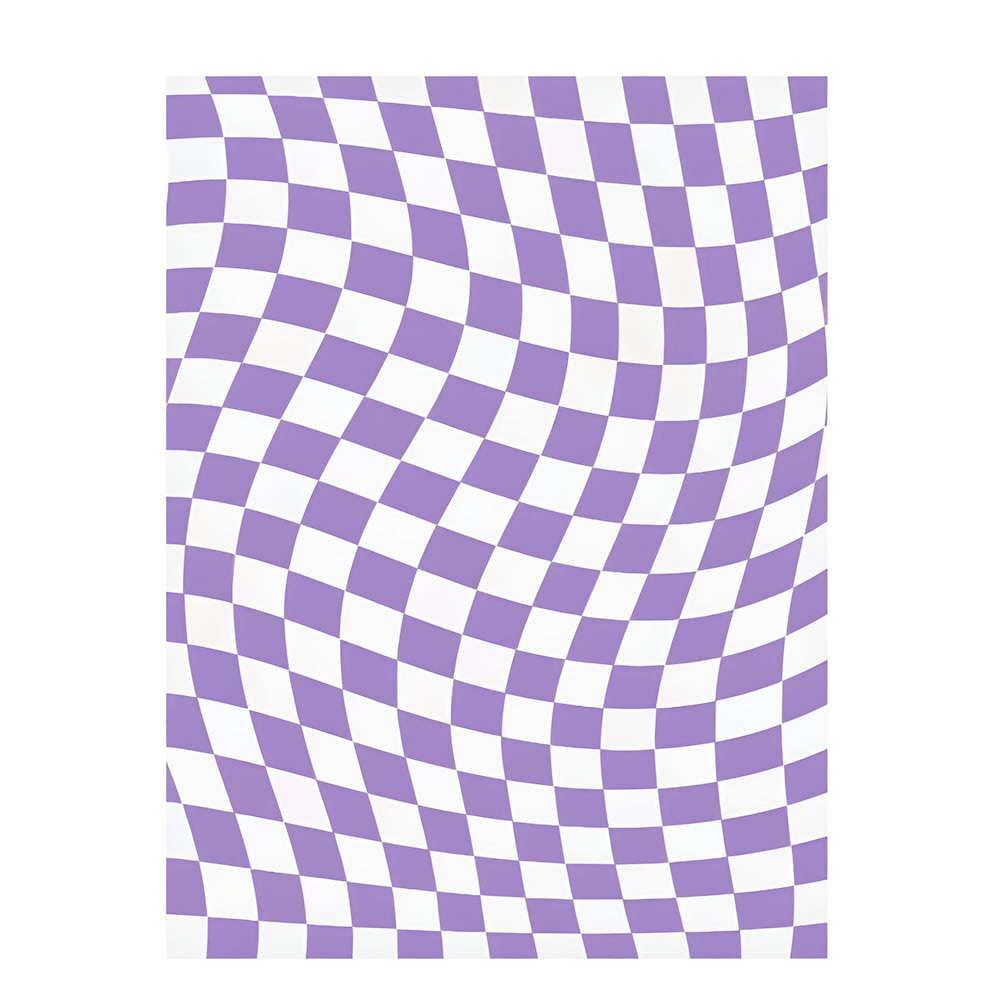 Pastel Curvy Checker Carpet checkered SUB CATEGORY_Rugs