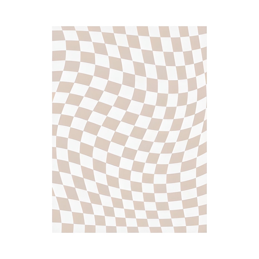 Pastel Curvy Checker Carpet checkered SUB CATEGORY_Rugs