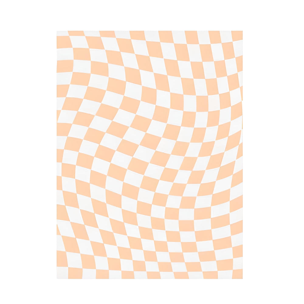 Pastel Curvy Checker Carpet checkered SUB CATEGORY_Rugs