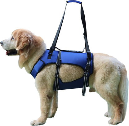 Dog Lift Harness, Full Body Support & Recovery Sling, Pet Rehabilitation Lifts Vest Adjustable Breathable Straps for Old, Disabled, Joint Injuries, Arthritis, Paralysis Dogs Walk (Blue, S) Collars Dogs Harnesses Harnesses & Leashes Pet Supplies Vest Harnesses