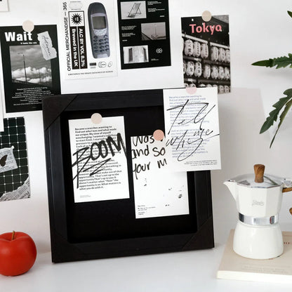Monochrome Typographic & Photographic Wall Collage Kit