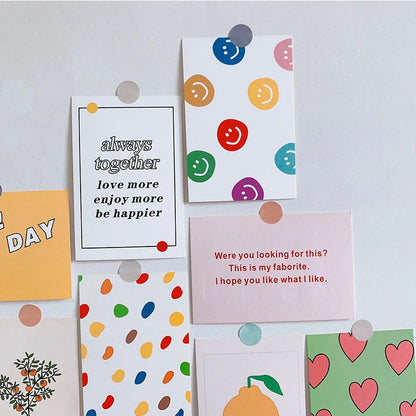 Playful Doodle & Quote Cardstock Wall Collage Kit