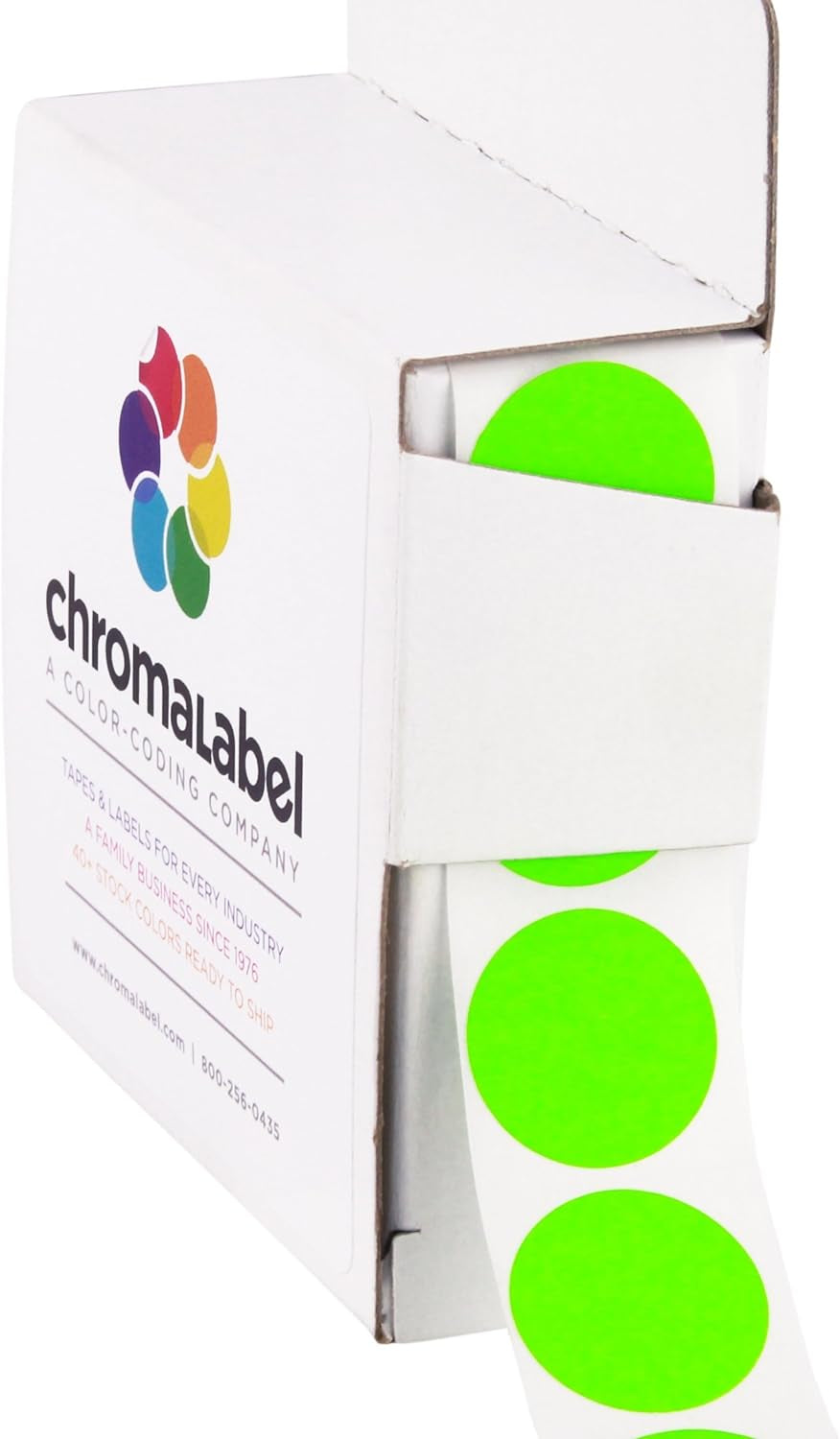 Chromalabel 0.75 Inch round Label Permanent Color Code Dot Stickers, 1000 Labels per Dispenser Box, Dark Blue Color-Coding Labels Indexes & Stamps Labels Labels & Stickers Office & School Supplies Office Products