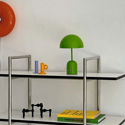 Smooth Mushroom Dome Metal Accent Lamp