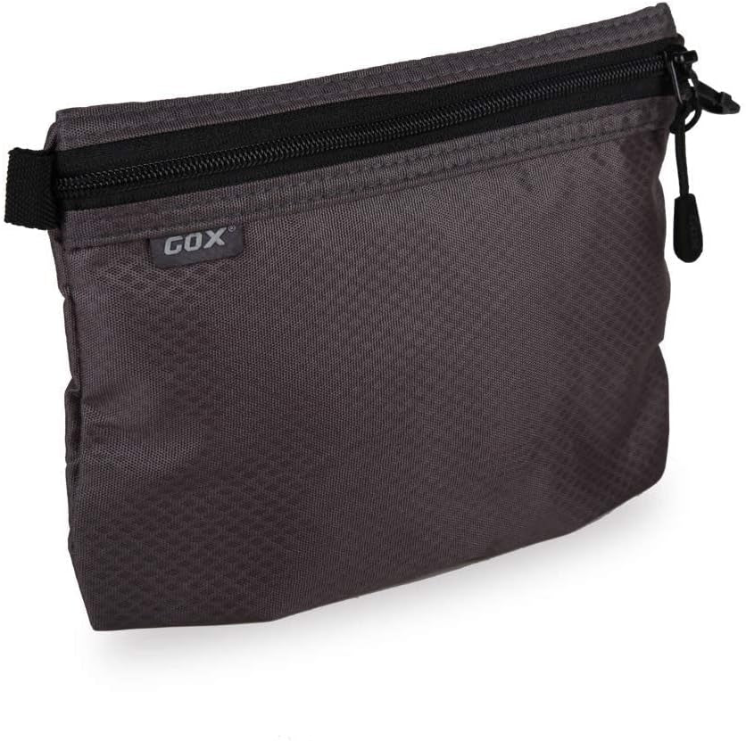 GOX Small Toiletry Bag for Men Bulk Cosmetic Bag Dopp Kit Carry on Zipper Pouch Organization Nylon Packing Sack Waterproof(Grey) Bags & Cases Beauty & Personal Care Toiletry Bags Tools & Accessories