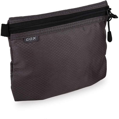 GOX Small Toiletry Bag for Men Bulk Cosmetic Bag Dopp Kit Carry on Zipper Pouch Organization Nylon Packing Sack Waterproof(Grey) Bags & Cases Beauty & Personal Care Toiletry Bags Tools & Accessories