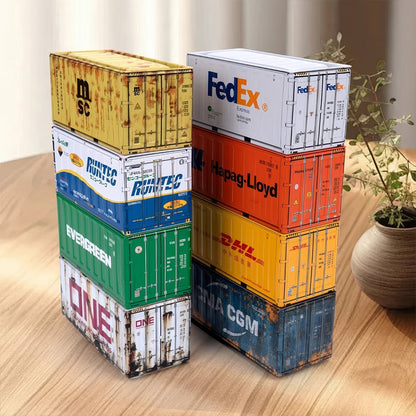Mini Shipping Container Desk Storage Box