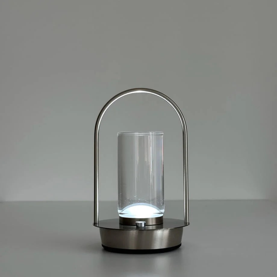 Minimalist Arch Metal Portable Table Lamp