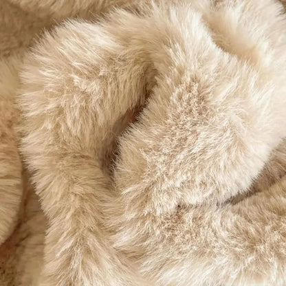 Plush Ruched Flannel Fleece Bedding Set