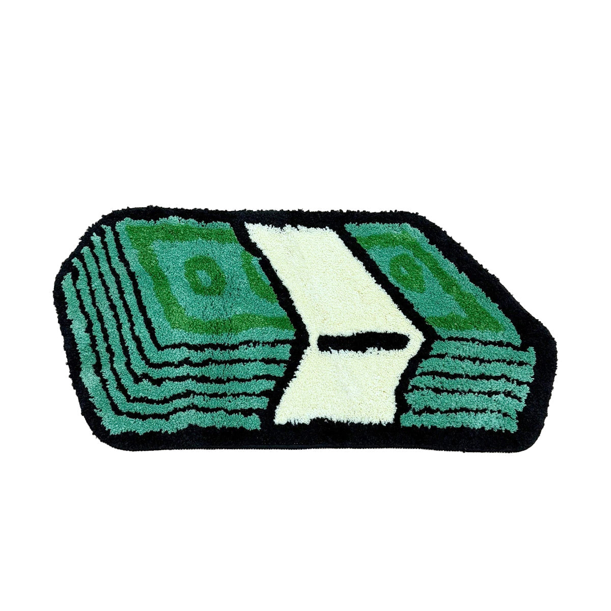 Dollar Cash Stack Tufted Rug