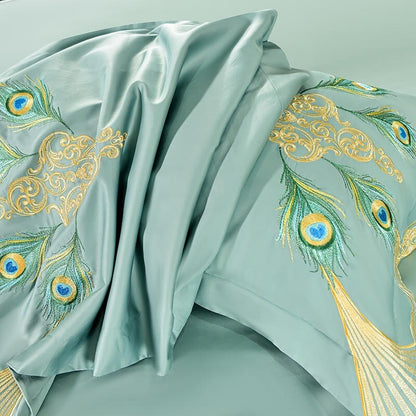 Pavalena Luxury Embroidery Egyptian Cotton Bedding Set