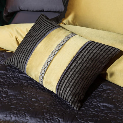 Amarilla Luxury Embroidered Egyptian Cotton Satin Bedding Set
