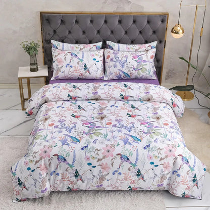 Avis Botanical Bird Ultra Soft Egyptian Cotton Bedding Set