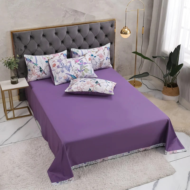 Avis Botanical Bird Ultra Soft Egyptian Cotton Bedding Set