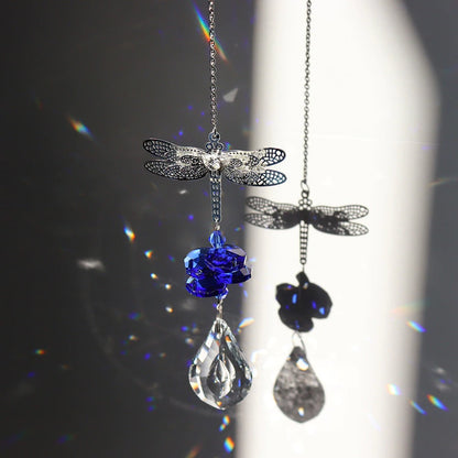 Dragonfly Crystal Light Catcher AESTHETIC_Witchcore SUB CATEGORY_Suncatchers