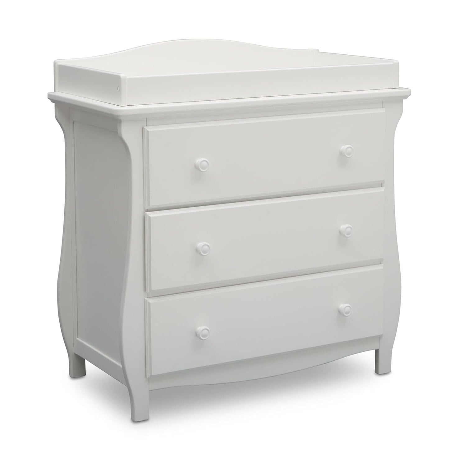 Lancaster 3 Drawer Dresser with Changing Top, Greenguard Gold Certified, Bianca White Baby Products Changing & Dressing Chests & Dressers Furniture Nursery