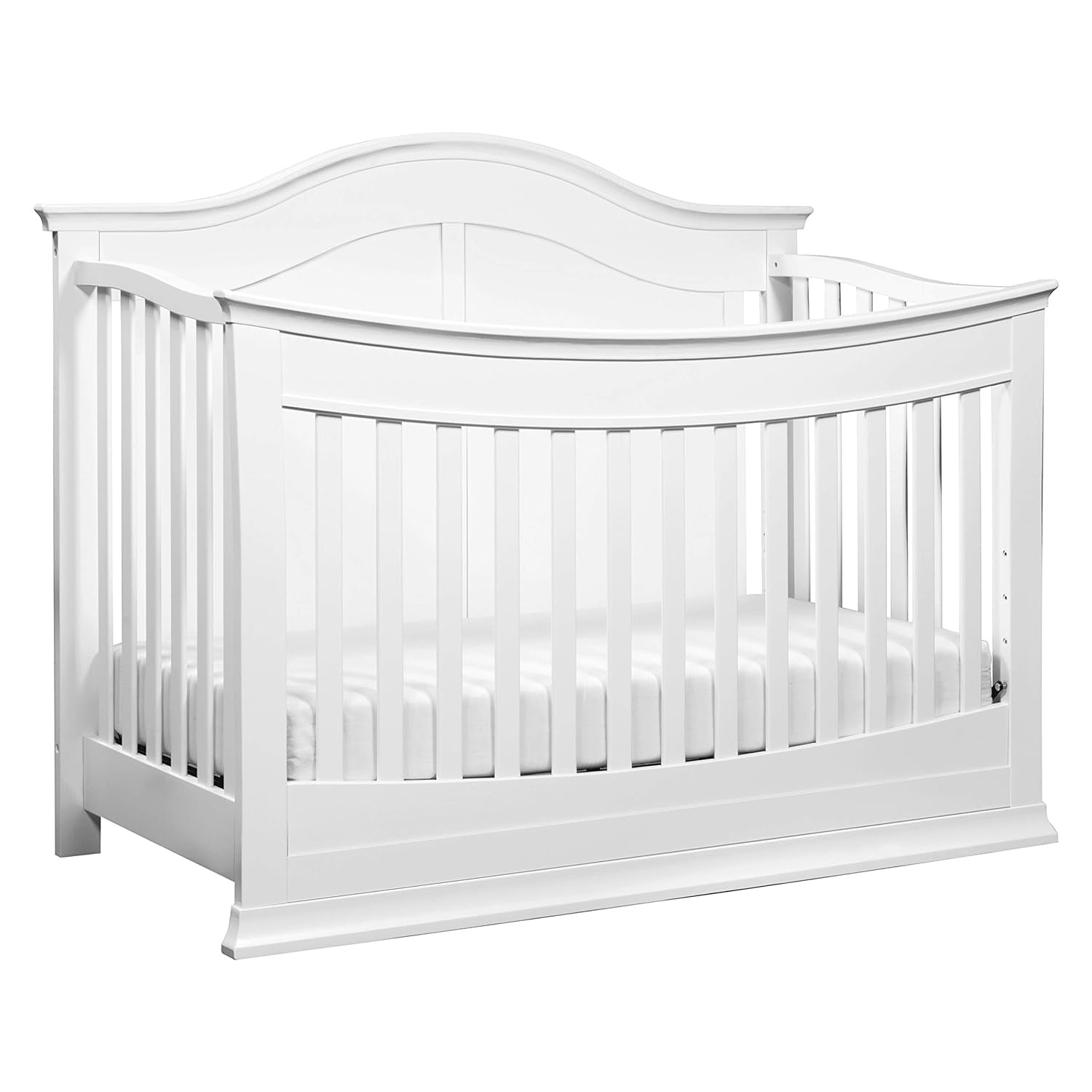 Davinci Meadow 4-In-1 Convertible Crib in White, Greenguard Gold Certified Baby Products Cribs Furniture Infant & Toddler Beds Nursery