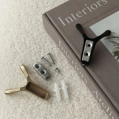 Smooth Branch-Shaped Metal Decorative Hooks