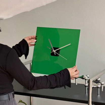 Sleek Solid Color Acrylic Table Clock