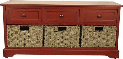 DÉCOR THERAPY Montgomery Bench, Antique Navy. Entryway Furniture Furniture Home & Kitchen Storage Benches