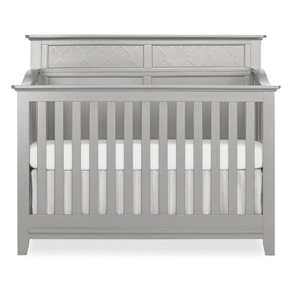 Dream on Me Fairview 4 in 1 Convertible Crib in Silver Grey Pearl, JPMA Certified, 3 Mattress Height Settings, Built of Durable & Sustainable Pinewood Baby Products Cribs Furniture Infant & Toddler Beds Nursery