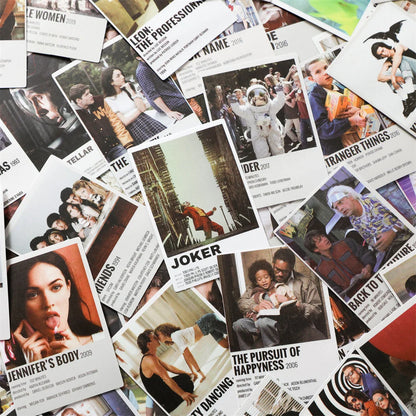 Retro Cinematic Movie Poster Wall Collage Kit
