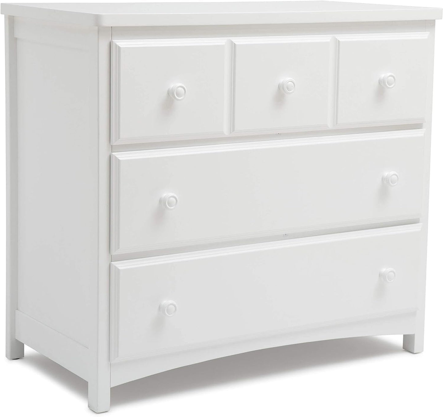 3 Drawer Dresser, Greenguard Gold Certified, Bianca White Bedroom Furniture Dressers Furniture Home & Kitchen