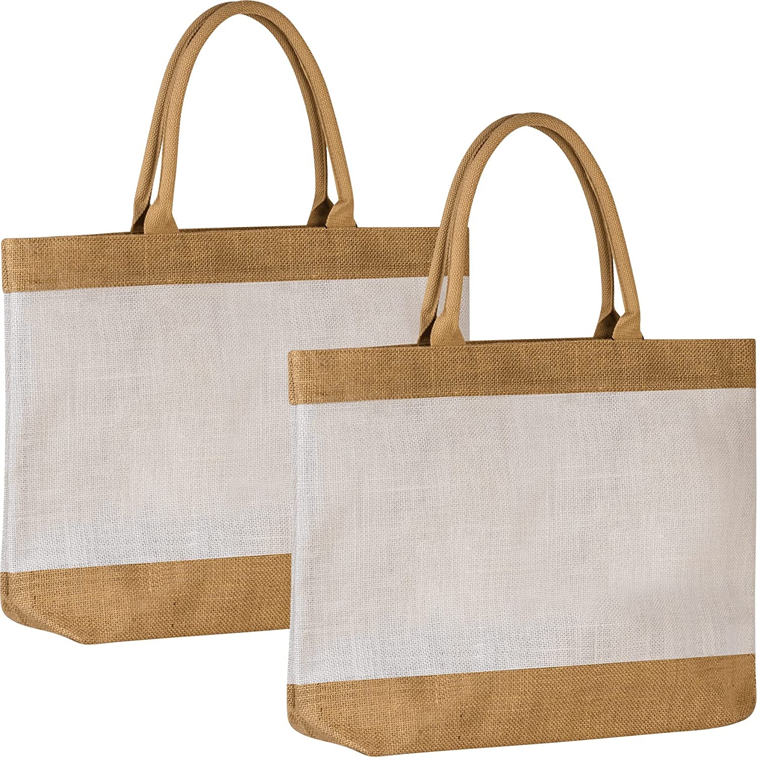 Hassle Fit Tote Botanical Bags – Jute Reusable Grocery Shopping Bag – Tote Bags Aesthetic for School, College, Travel, Beach – Kitchen Reusable Large Bag for Women – Beach Party Jute Totes Bag Home & Kitchen Kitchen & Dining Luggage & Bags Reusable Grocery Bags Shopping Totes Storage & Organization Travel & To-Go Food Containers