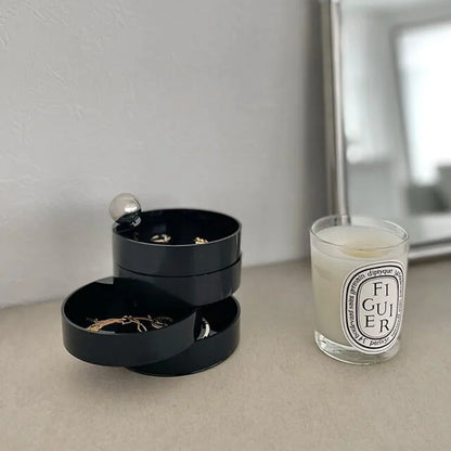 Smooth Swivel Melamine Jewelry Organizer