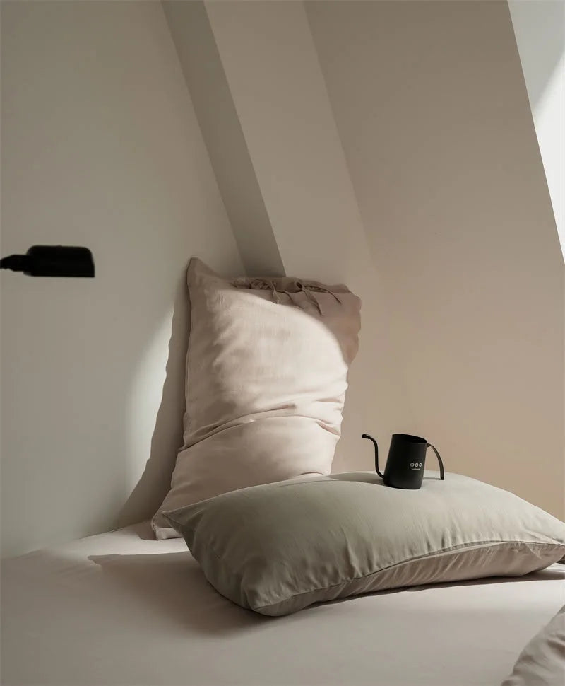 Silky Soft Tie Closure Tencel Bedding Set