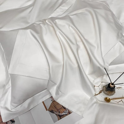 Neo White Silky Cotton Bedding Set