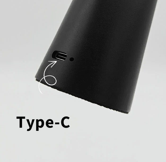 Sculptural Metal Cordless Touch Lamp