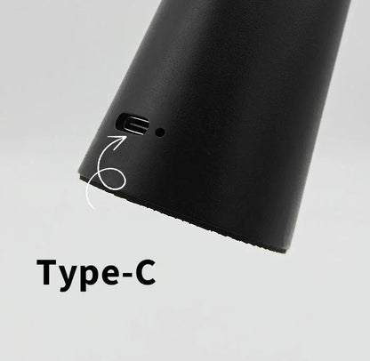 Sculptural Metal Cordless Touch Lamp