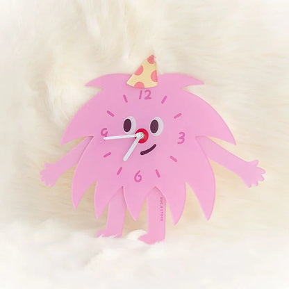 Whimsical Party Monster Acrylic Clock
